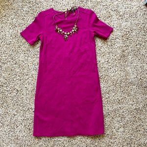 Fuschia sheath dress xs